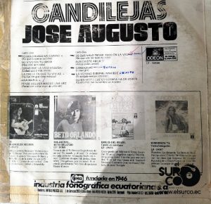 José Augusto - Candilejas Vinilo
