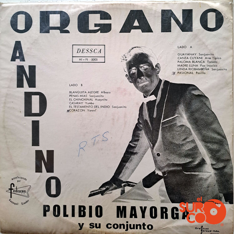 Polibio Mayorga - Órgano Andino Vinilo