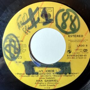 Disco de Vinilo Ana Gabriel - Pecado Original / Ay Amor Vinyl Record