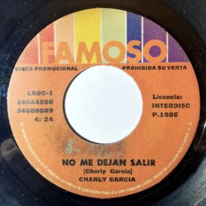 Disco de Vinilo Charly García - No Me Dejan Salir / Demoliendo Hoteles Vinyl Record