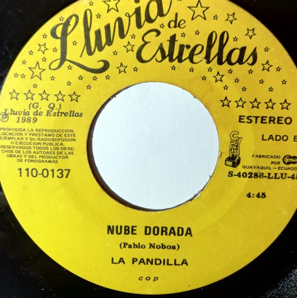 Disco de Vinilo La Pandilla - Cuando Amo, Yo Amo / Nube Dorada Vinyl Record