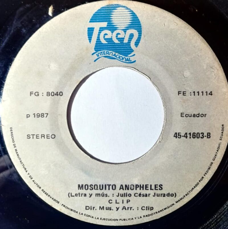 Disco de Vinilo Clip - Laxante Emocional / Mosquito Anopheles Vinyl Record