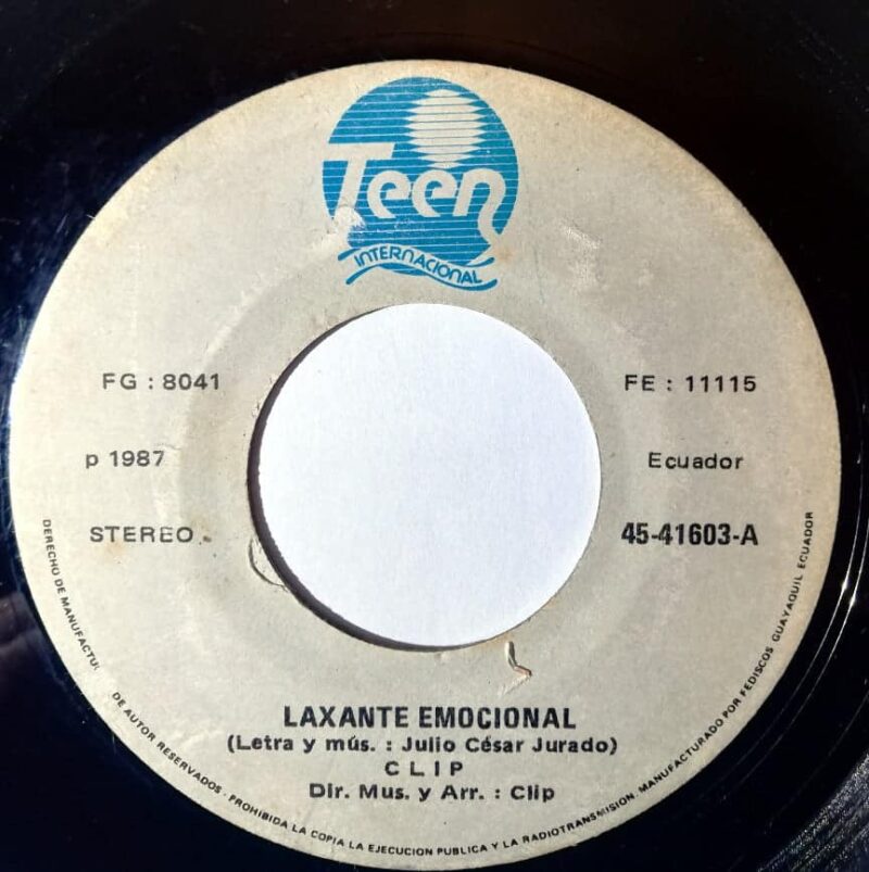 Disco de Vinilo Clip - Laxante Emocional / Mosquito Anopheles Vinyl Record