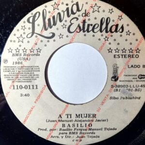 Disco de Vinilo Basilio - Vivir Lo Nuestro / A Ti Mujer Vinyl Record