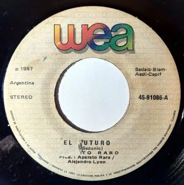 Disco de Vinilo Aparato Raro - El Futuro / Ultimatum Vinyl Record