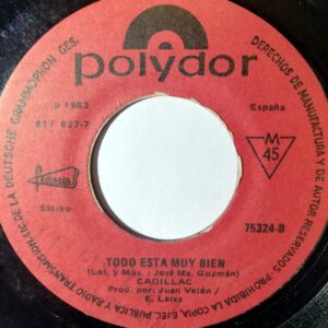 Disco de Vinilo Cadillac - Perdí Mi Oportunidad / Todo Está Muy Bien Vinyl Record