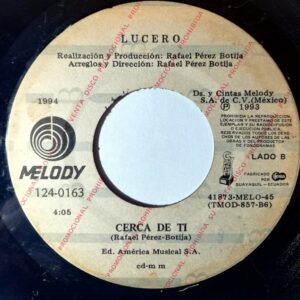 Disco de Vinilo Lucero - Los Parientes Pobres / Cerca De Ti Vinyl Record
