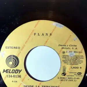 Disco de Vinilo Flans - Tímido / Desde La Trinchera Vinyl Record