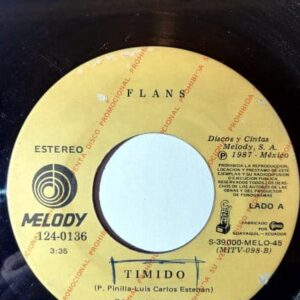 Disco de Vinilo Flans - Tímido / Desde La Trinchera Vinyl Record