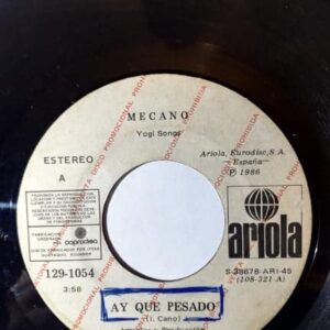 Disco de Vinilo Mecano - Ay Que Pesado / Esta Es La Historia De Un Amor Vinyl Record