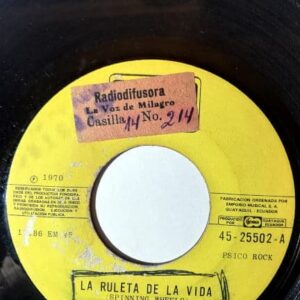 Disco de Vinilo Los Corvets - La Ruleta De La Vida / Pregúntale Al Mar Vinyl Record