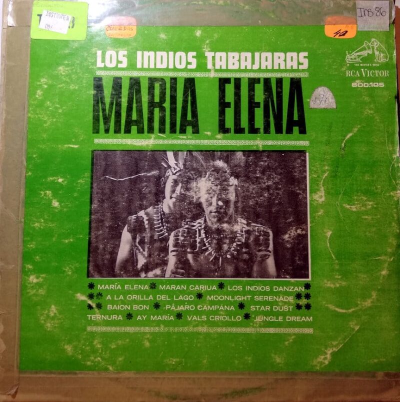 Disco de Vinilo Los Indios Tabajaras - María Elena Vinyl Record