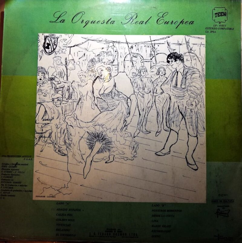 Disco de Vinilo La Orquesta Real Europea - Hustle Vinyl Record