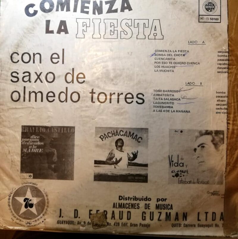 Disco de Vinilo Olmedo Torres - Comienza La Fiesta Vinyl Record