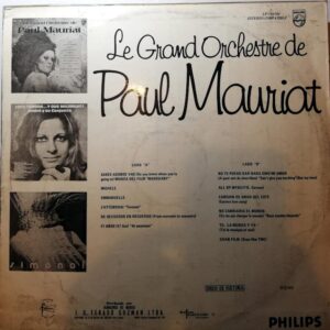 Disco de Vinilo Paul Mauriat - Michele Vinyl Record