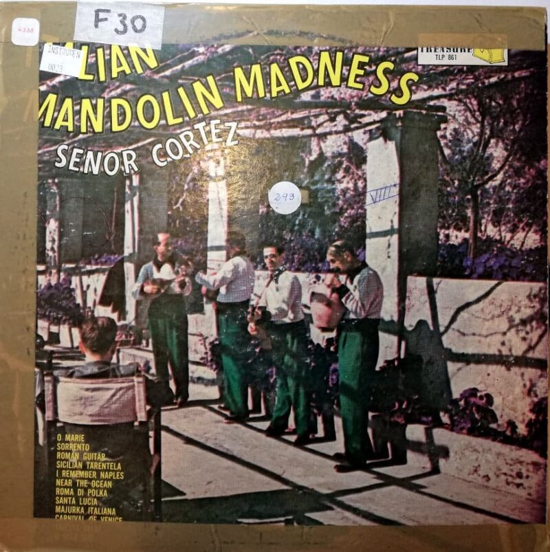 Disco de Vinilo Senor Cortez - Italian Mandolun Madness Vinyl Record