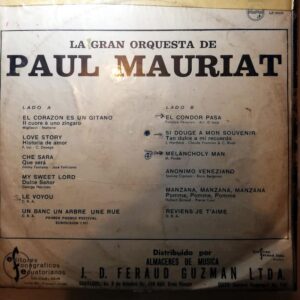 Disco de Vinilo Paul Mauriat - La Gran Orquesta De Paul Mauriat Vinyl Record