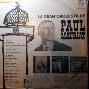 Disco de Vinilo Paul Mauriat - Mamy Blue Vinyl Record