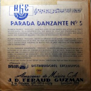 Disco de Vinilo Pocho Y Su Conjunto - Parada Dancante N0. 5 Vinyl Record
