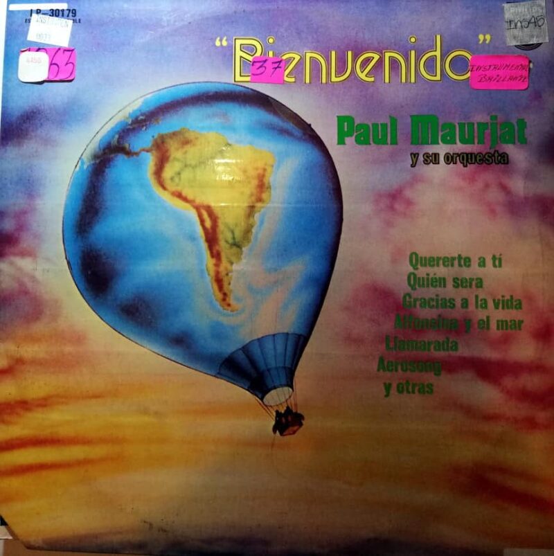Disco de Vinilo Paul Mauriat - Bienvenido Vinyl Record