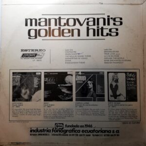 Disco de Vinilo Mantovani - Golden Hit’s Vinyl Record