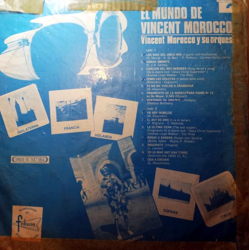 Disco de Vinilo Vincent Morocco - El Mundo De Vincent Morocco Vinyl Record
