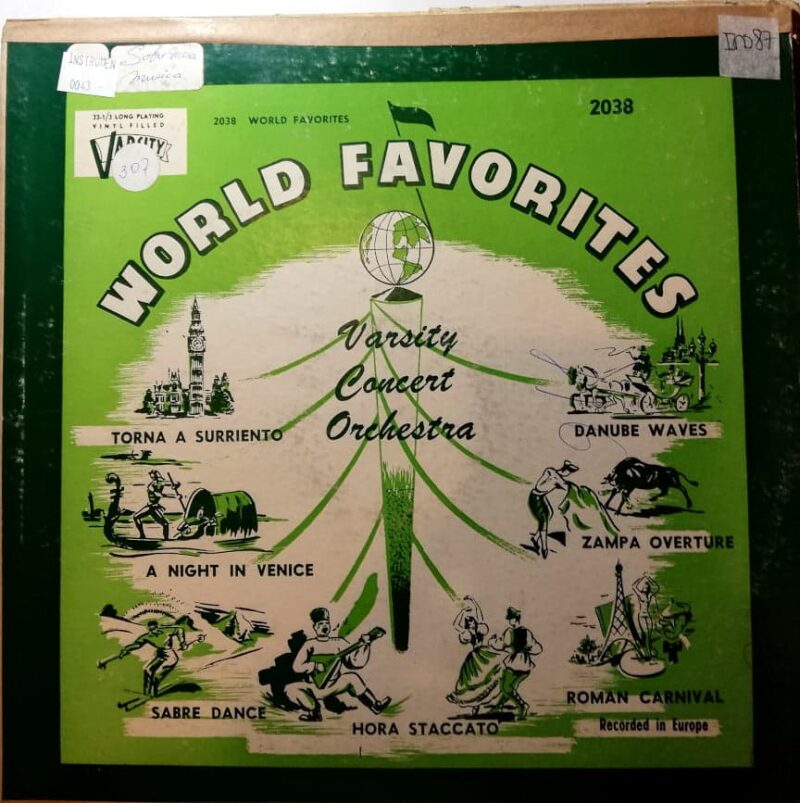 Disco de Vinilo Varsity Concert Orchestra - World Favorites Vinyl Record