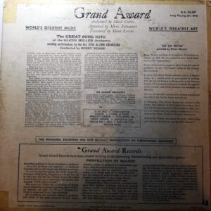 Disco de Vinilo Glenn Miller - The All Star Alumni Orchestra Vinyl Record