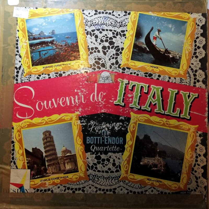 Disco de Vinilo The Botti Endor Quartet - Souvinir De Italy Vinyl Record