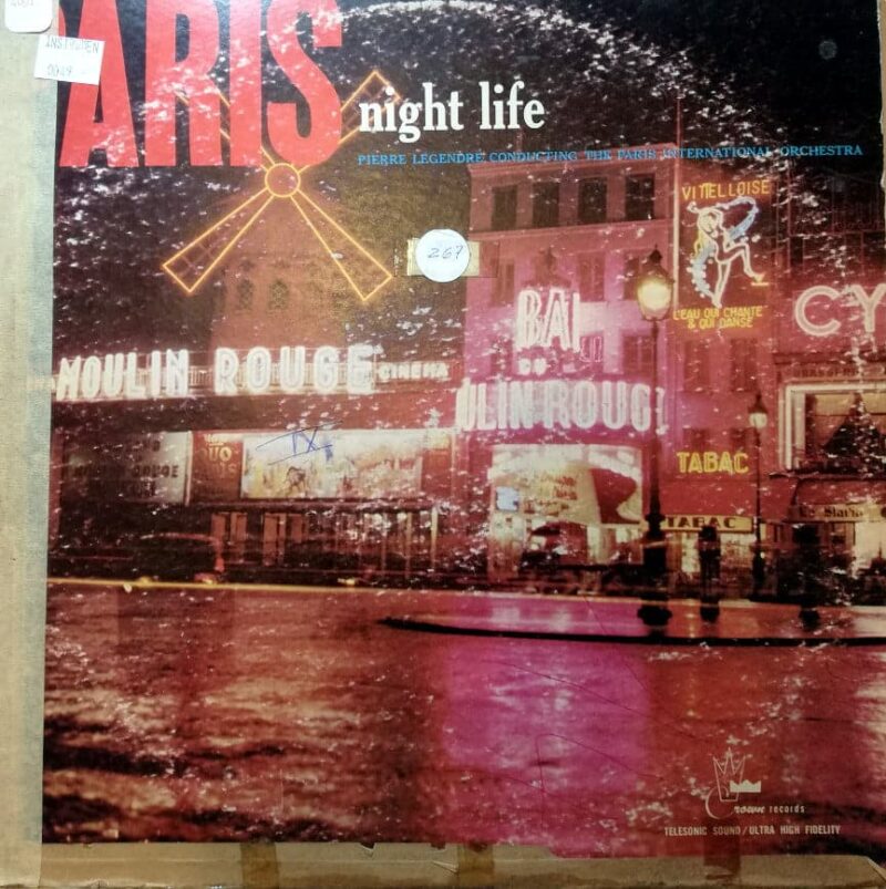 Disco de Vinilo Pierre Legendre - Paris Night Life Vinyl Record