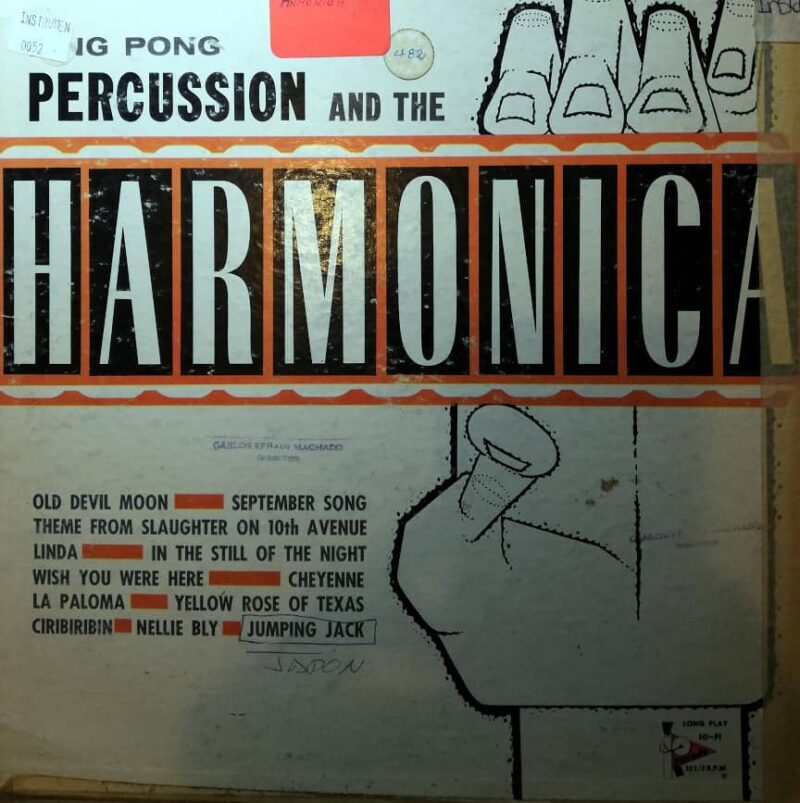 Disco de Vinilo Eddy Manson - Harmónica & Percussion Vinyl Record