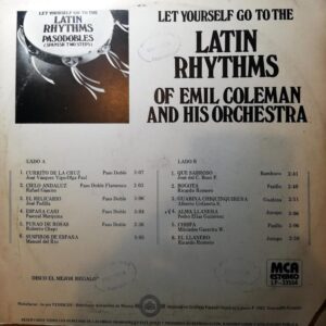 Disco de Vinilo Emil Coleman - Let Yourself Go To The Latin Rhythms Vinyl Record
