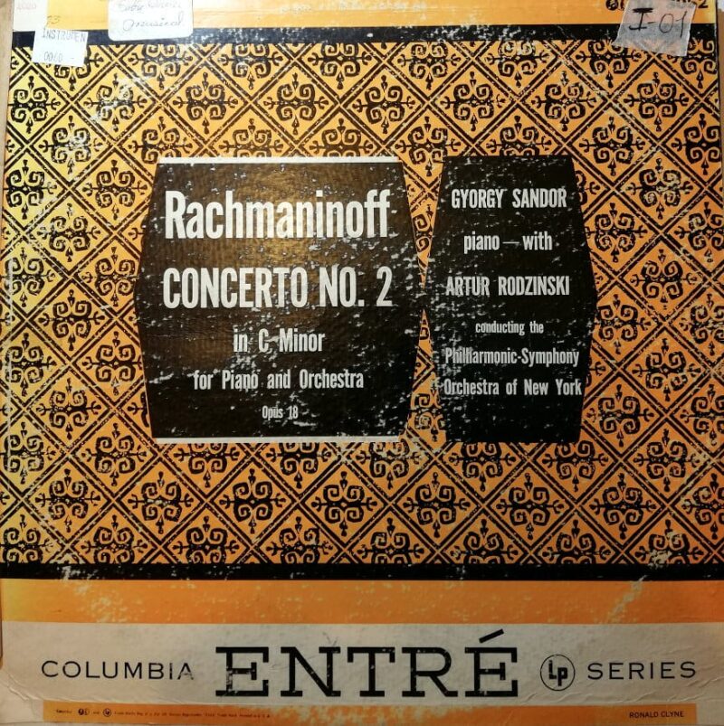 Disco de Vinilo Rachmaninoff - Concerto No. 2 In C Minor For Piano And Orchestra Vinyl Record