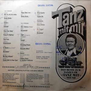 Disco de Vinilo Max Greger - Baile Con Nosotros Vinyl Record