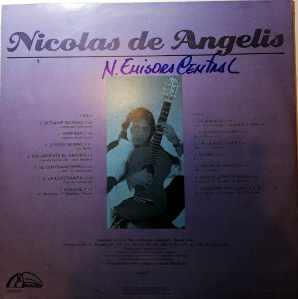 Disco de Vinilo Nicolas De Angelis - Soleil Vinyl Record