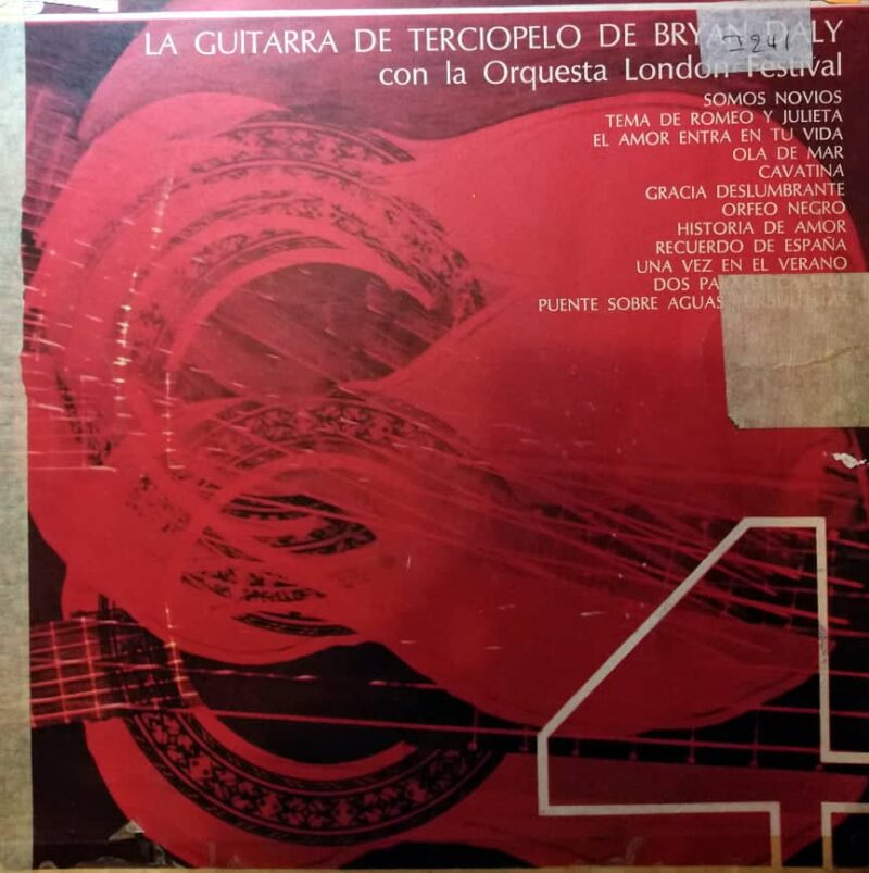 Disco de Vinilo Bryan Daly - La Guitarra De Terciopelo Vinyl Record