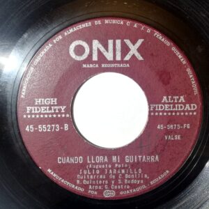 Disco de Vinilo Julio Jaramillo - Despecho / Cuando Llora Mi Guitarra Vinyl Record