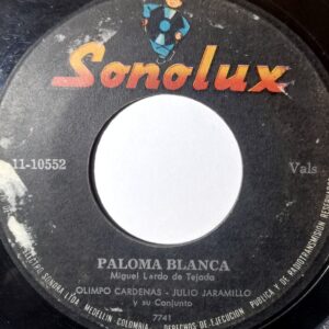 Disco de Vinilo Julio Jaramillo - De Pies A Cabeza / Paloma Blanca Vinyl Record