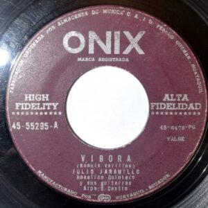 Disco de Vinilo Julio Jaramillo - Quiero Morir / Víbora Vinyl Record