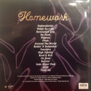 Disco de Vinilo Daft Punk - Homework Vinyl Record