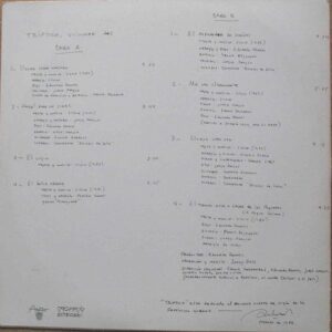 Disco de Vinilo Silvio Rodríguez  - Tríptico Vol 2 Vinyl Record
