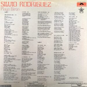 Disco de Vinilo Silvio Rodríguez  - Playa Giron Vinyl Record