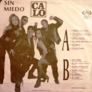 Disco de Vinilo Sin Miedo - Calo Vinyl Record