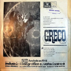 Disco de Vinilo Greco - Greco Vinyl Record