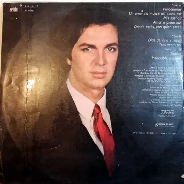 Disco de Vinilo Camilo Sesto - Amaneciendo Vinyl Record