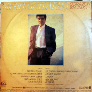 Disco de Vinilo Miguel Gallardo - Corazón Viajero Vinyl Record