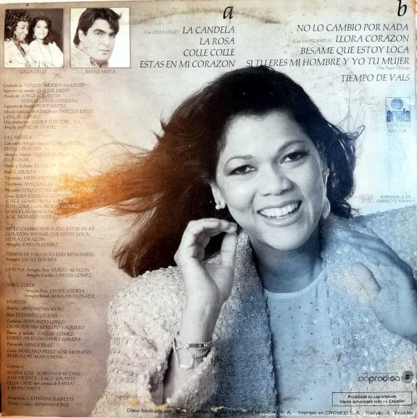 Disco de Vinilo Angela Carrasco - La Candela Vinyl Record
