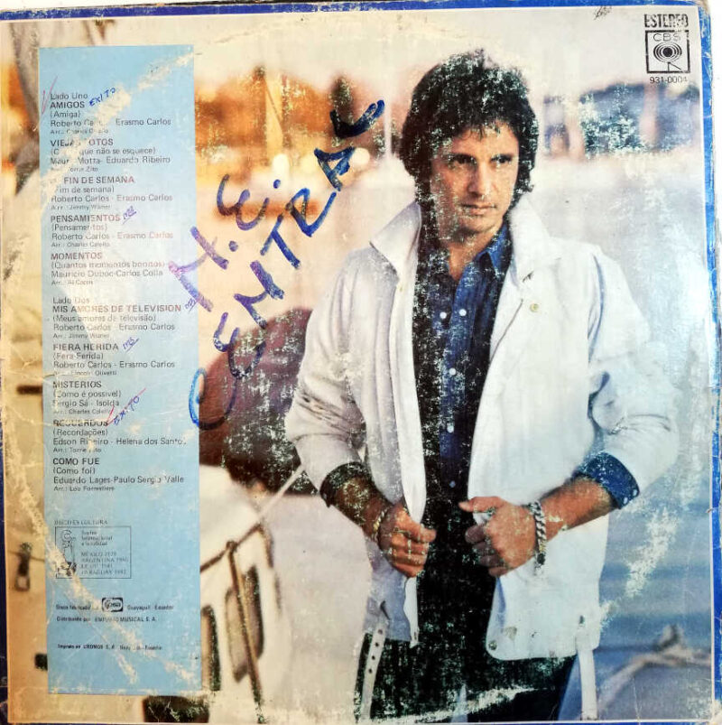 Disco de Vinilo Roberto Carlos - Amigos Vinyl Record