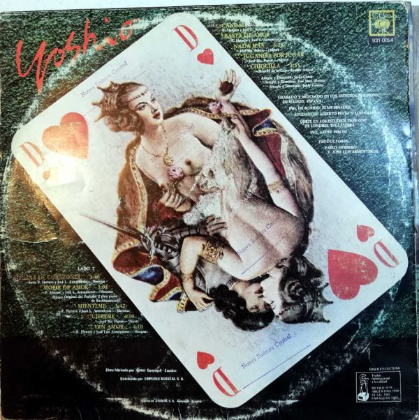 Disco de Vinilo Yoshio - Reina De Corazones Vinyl Record