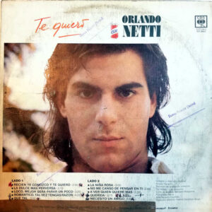 Disco de Vinilo Orlando Netti - Te Quiero Vinyl Record